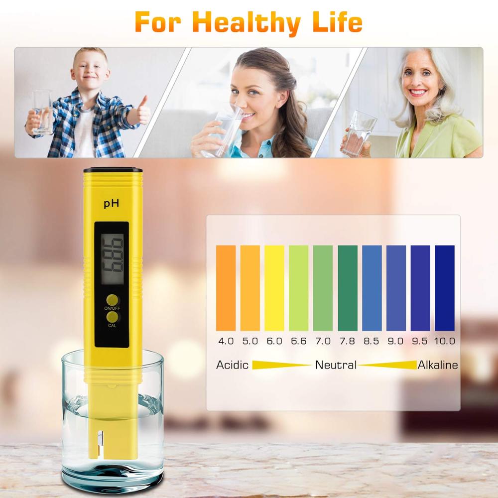 PH Meter 0.01 Precision Water Tester for Aquarium & Pool