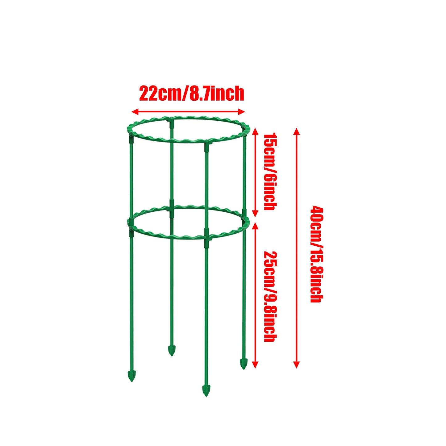 Plant Trellis: Plastic Vine Plant Bracket - 25/40/55/70/85cm Support Frame