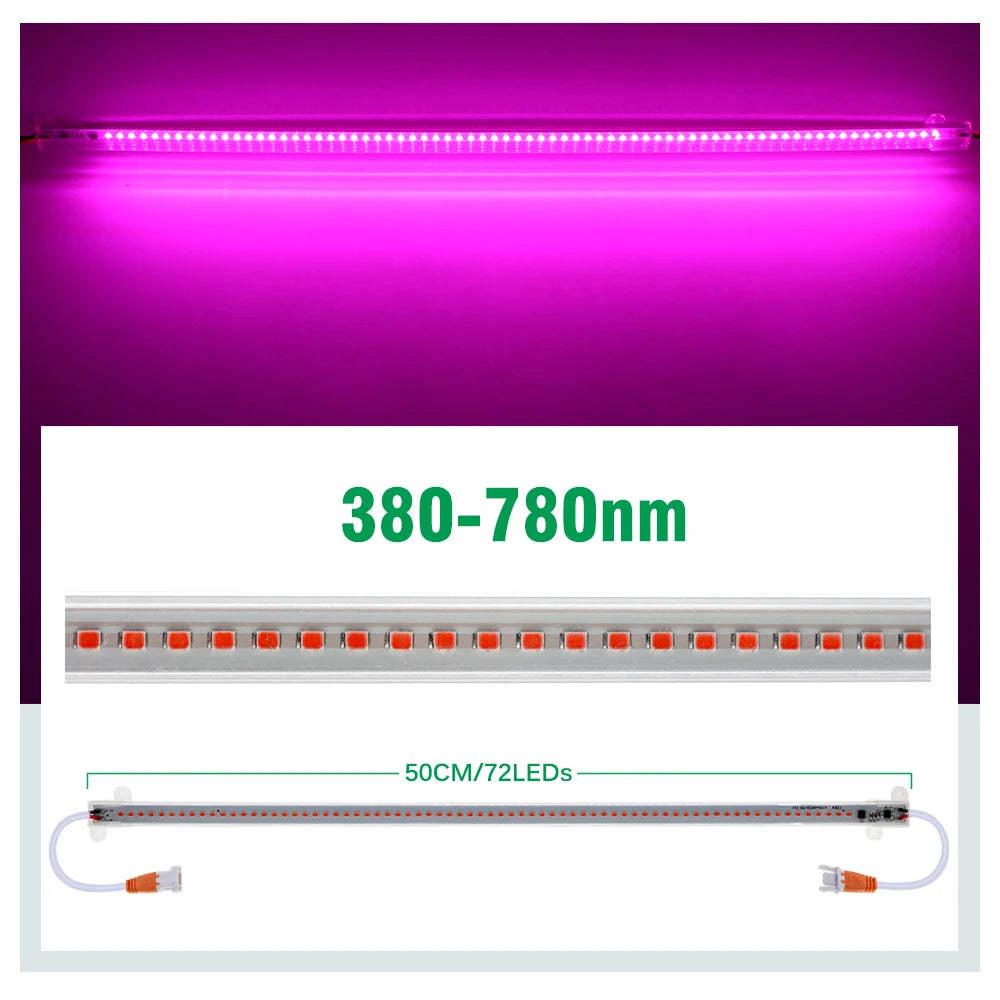 SMD 2835 LED Bar Light 4000K EU Plug - Full Spectrum