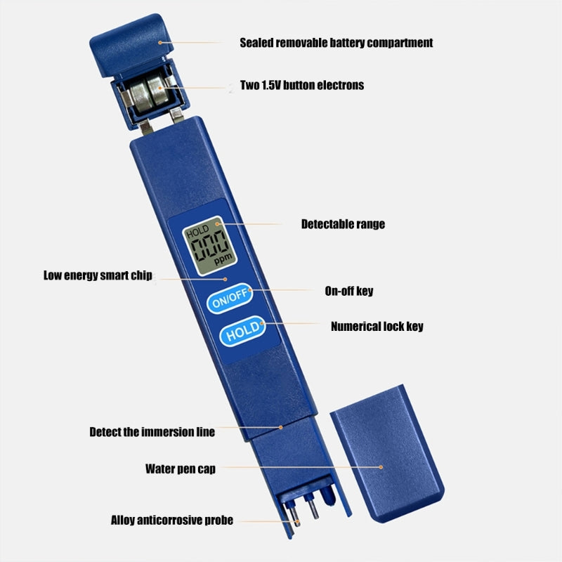 Water Tester - Long-Term Family Use D5BD Durable Waterproof