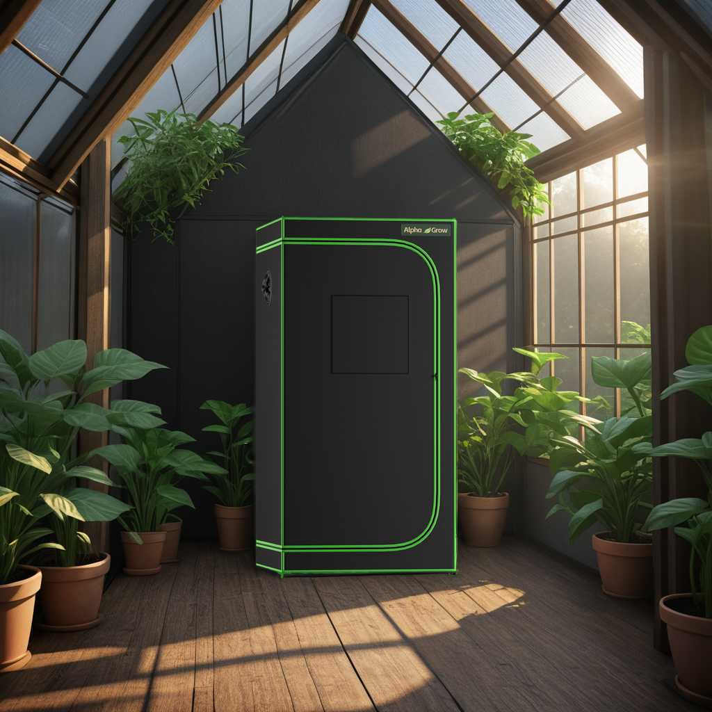 Grow Tents 1680D Mylar 2x2/3x3/4x2/4x4 Ft - ALPHAGROW