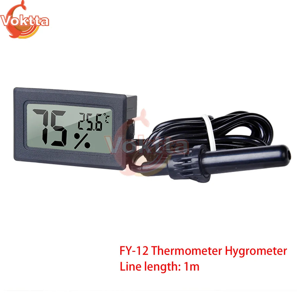 Mini LCD Hygrometer - Indoor Temp & Humidity Sensor