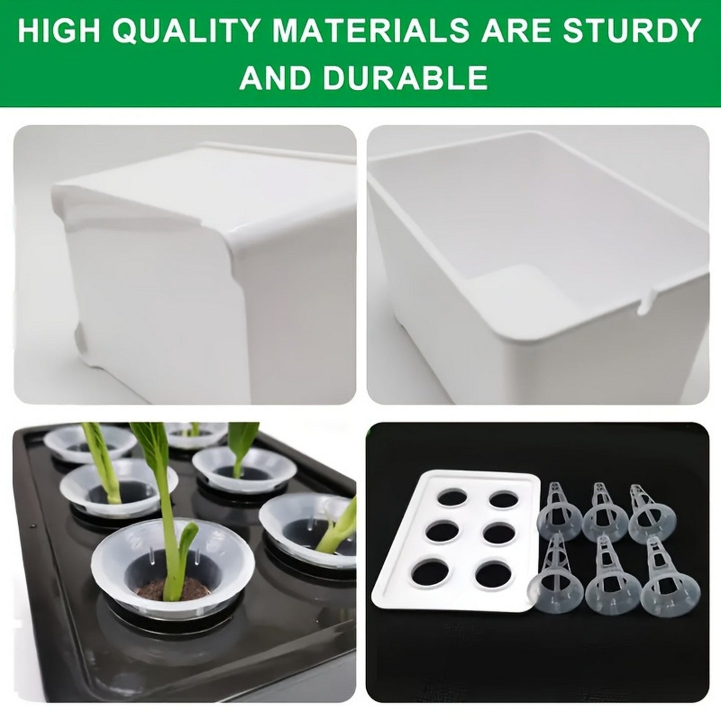 Gardening Nursery Pots: Indoor Hydroponics Grow Kit