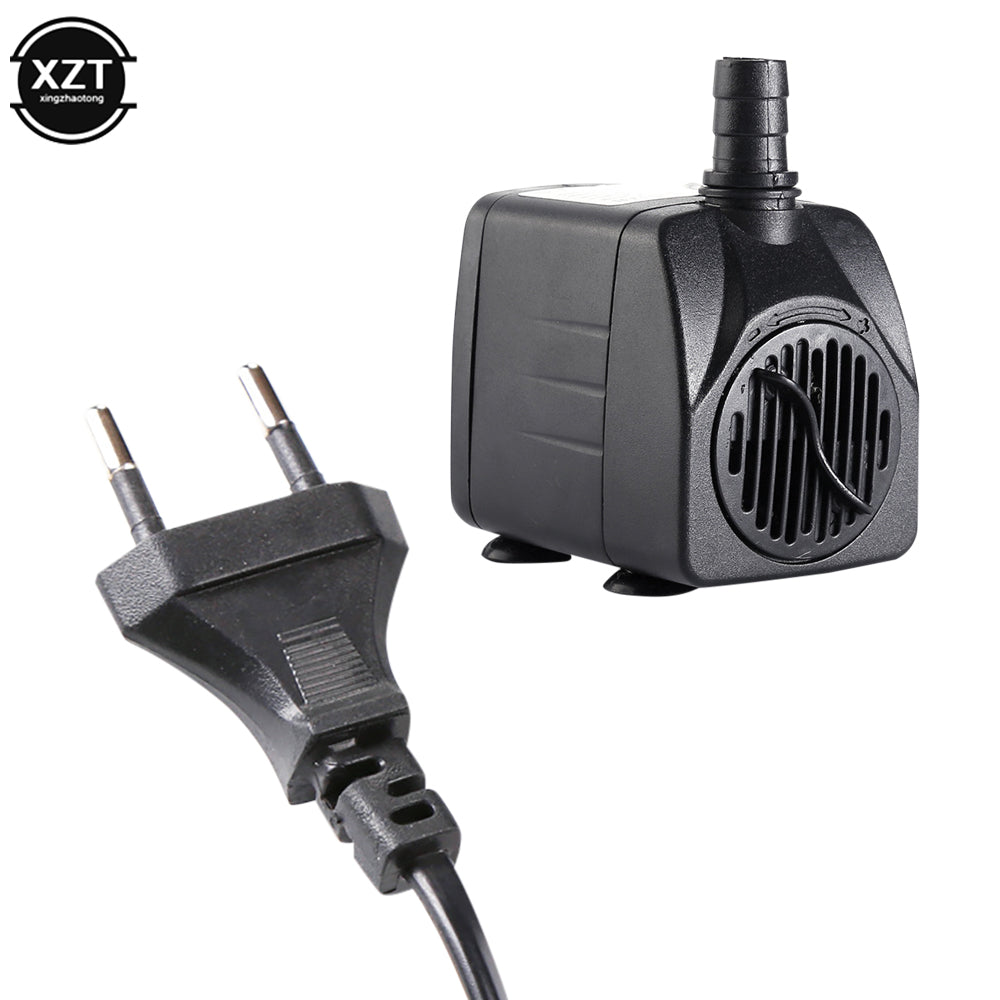 Submersible Water Pump 10W EU Plug with LED for Aquarium