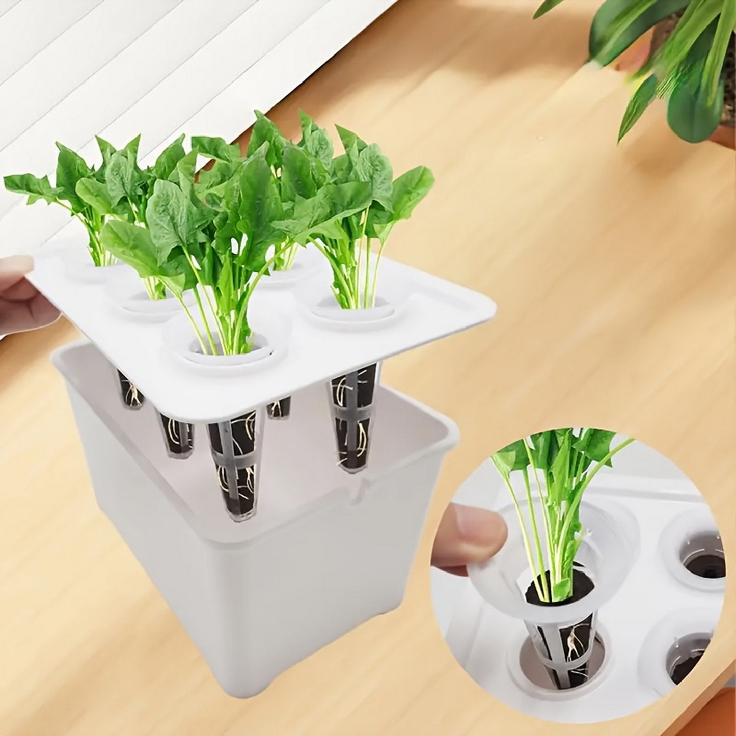 Gardening Nursery Pots: Indoor Hydroponics Grow Kit