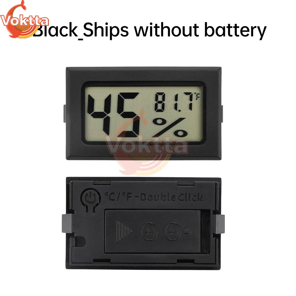 Mini LCD Hygrometer - Indoor Temp & Humidity Sensor