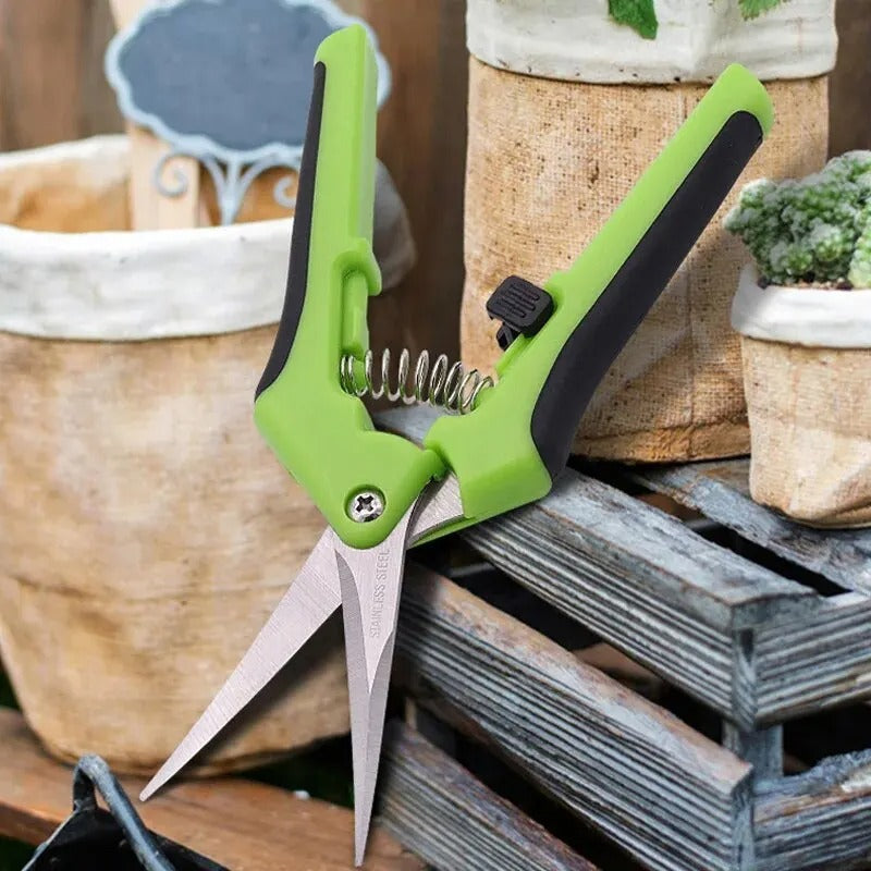 Garden Scissors: Pruning Shears Non-slip, Labor-saving Scissors