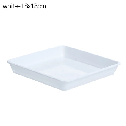 Seed Tray: Heavy Duty Square Plant Saucer - Indoor/Outdoor Garden Tray
