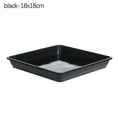 Seed Tray: Heavy Duty Square Plant Saucer - Indoor/Outdoor Garden Tray