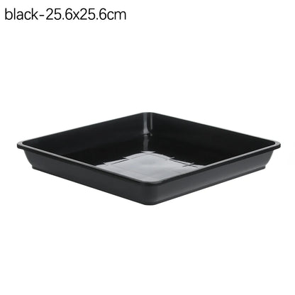 Seed Tray: Heavy Duty Square Plant Saucer - Indoor/Outdoor Garden Tray
