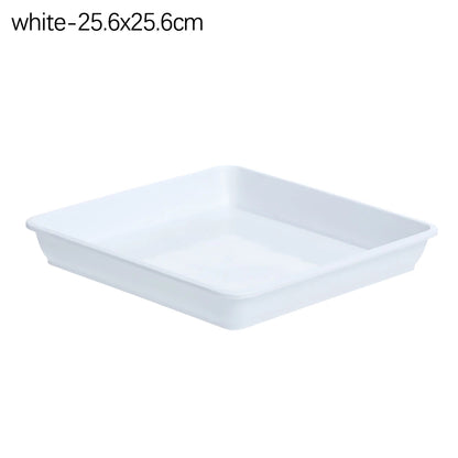 Seed Tray: Heavy Duty Square Plant Saucer - Indoor/Outdoor Garden Tray