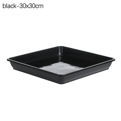 Seed Tray: Heavy Duty Square Plant Saucer - Indoor/Outdoor Garden Tray