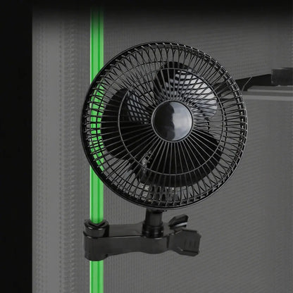 Grow Tent Clip Fan Quiet Oscillating Ventilation For Hydroponics Circulation Cooling For Hydroponics Greenhouses EU Plug