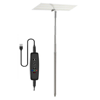 Plant Grow Light Height Adjustable Hydroponics Growing Light IP54 Waterproof Desktop Grow Lamp for Seedlings Indoor Plants