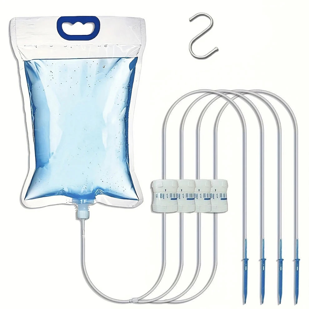 1pc 5.2L/6.5L Automatic Watering Device Plant Watering Bag Control Of Water Dripping Flow Water Bag Lazy Travel Dripper