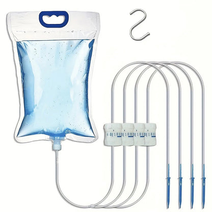 1pc 5.2L/6.5L Automatic Watering Device Plant Watering Bag Control Of Water Dripping Flow Water Bag Lazy Travel Dripper