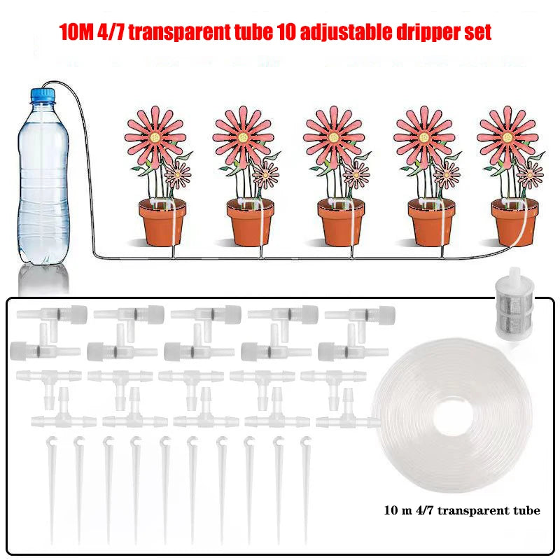Garden Drip Irrigation Kit - Water-Saving Micro Dripper