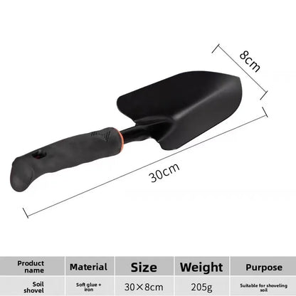4 Piece Mini Gardening Tool Set with Trowel Rake Hoe for Flower Vegetable Planting Outdoor Home Hand Gardening Equipment