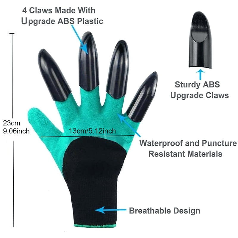 Claw Gardening Gloves - Stab Resistant & Waterproof