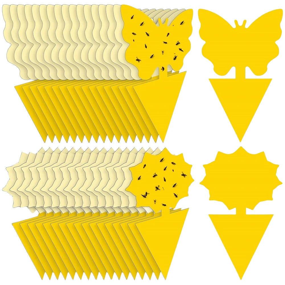 Plant Fly Traps: Insect Traps 20Pcs -  Non-Toxic Sticky Gnat Traps for Plants
