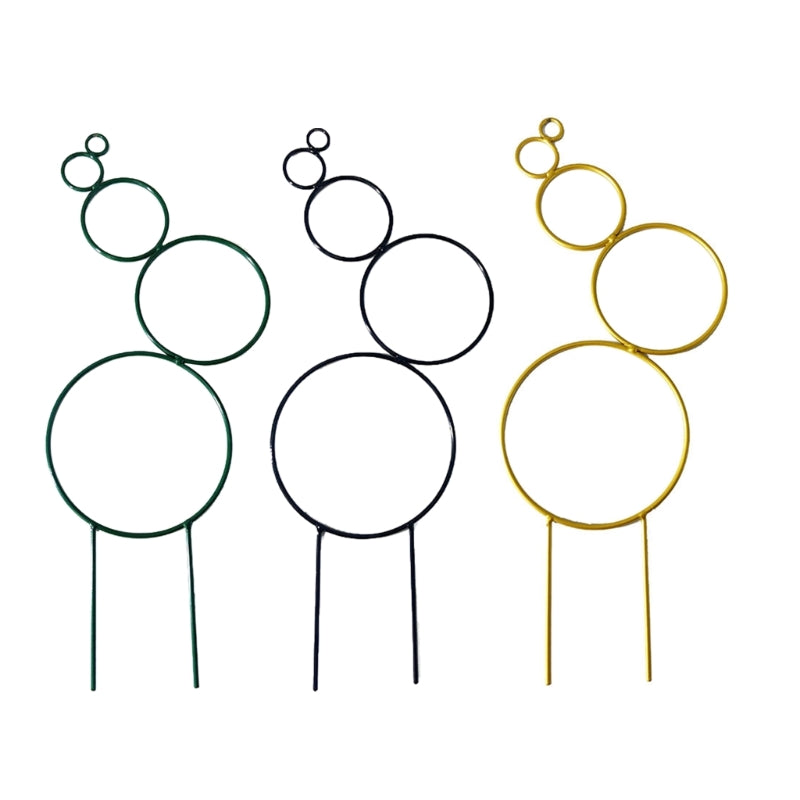 Plant Trellis: Round Garden Trellis 14” - Climbing Vine Plant Support