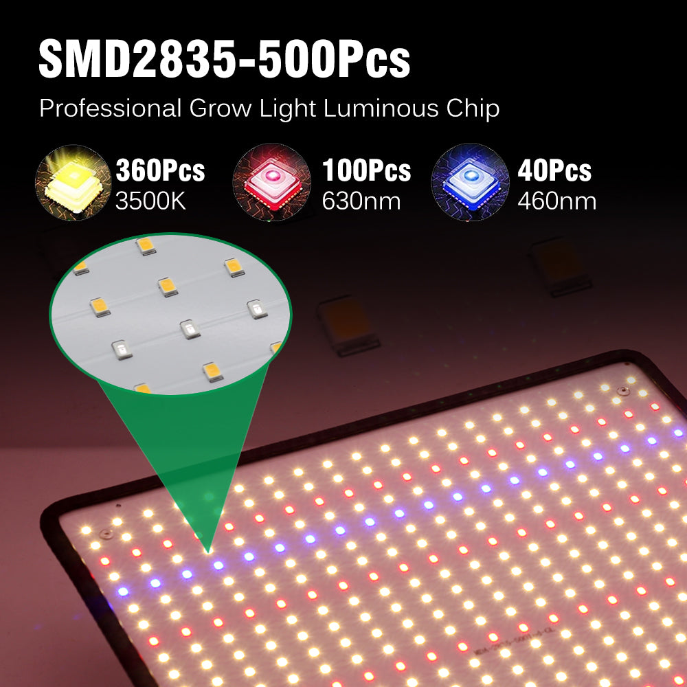 40W LED Grow Light Full Spectrum for Indoor Plants