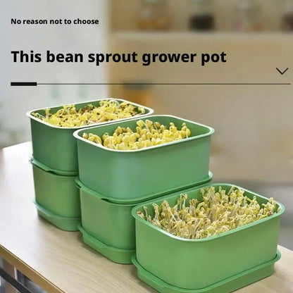Seed Tray Garden Hydroponic Peanut Sprouting Planting Soilless Box Pot Mini Germination Greenhouse Germination Kits K5N7