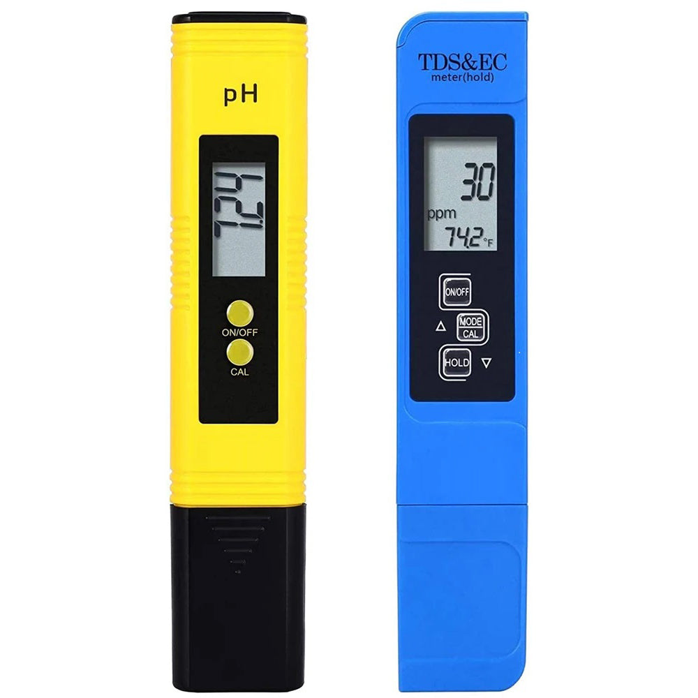 PH Meter & TDS Meter: Digital Water Quality Tester 0-14