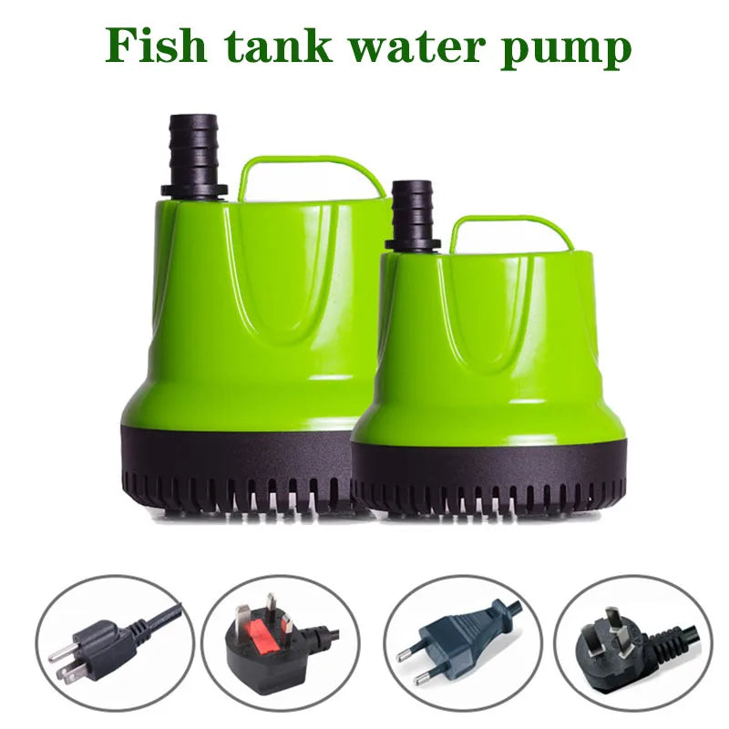 Submersible Water Pump for Fish Tank Pond, Hydroponics Garden Fountain, Ultra-Quiet Waterfall 6W