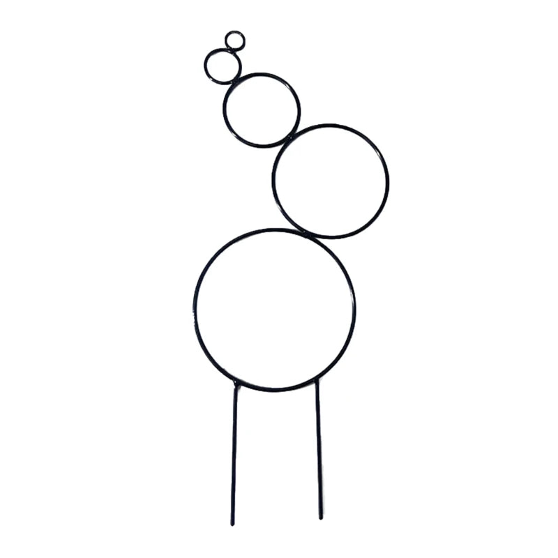 Plant Trellis: Round Garden Trellis 14” - Climbing Vine Plant Support