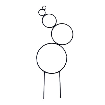 Plant Trellis: Round Garden Trellis 14” - Climbing Vine Plant Support