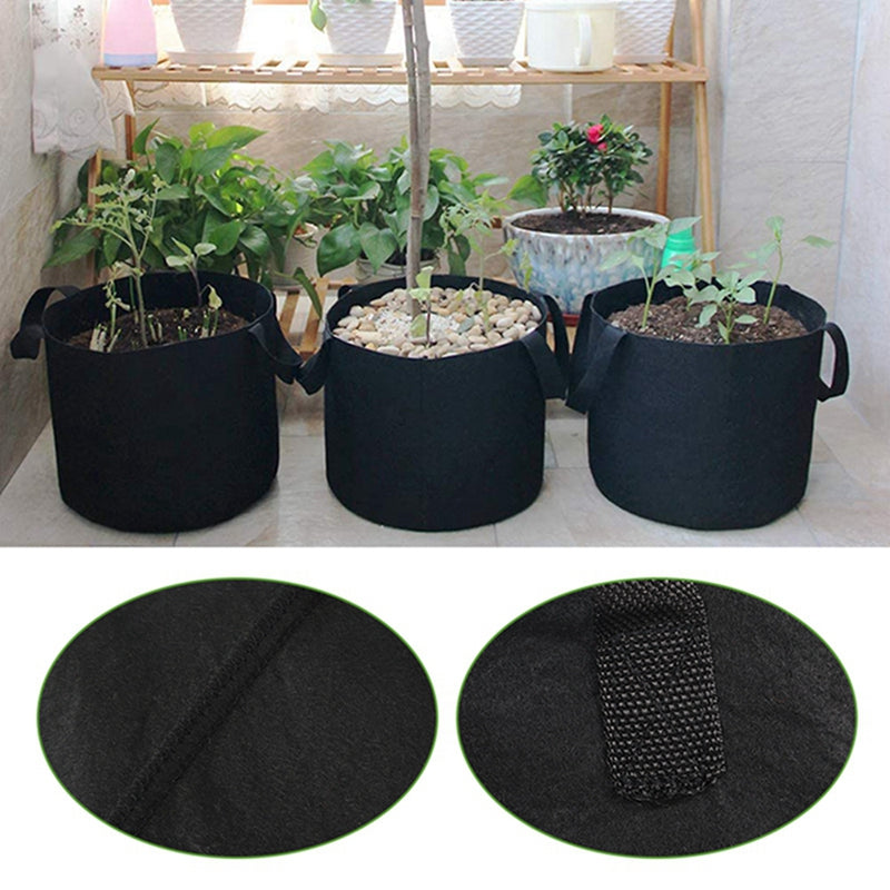 Grow Bags: Felt Planting Bag with Handles for Tomatoes & Potatoes