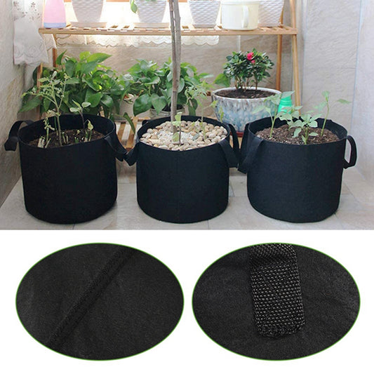 Grow Bags: Felt Planting Bag with Handles for Tomatoes & Potatoes