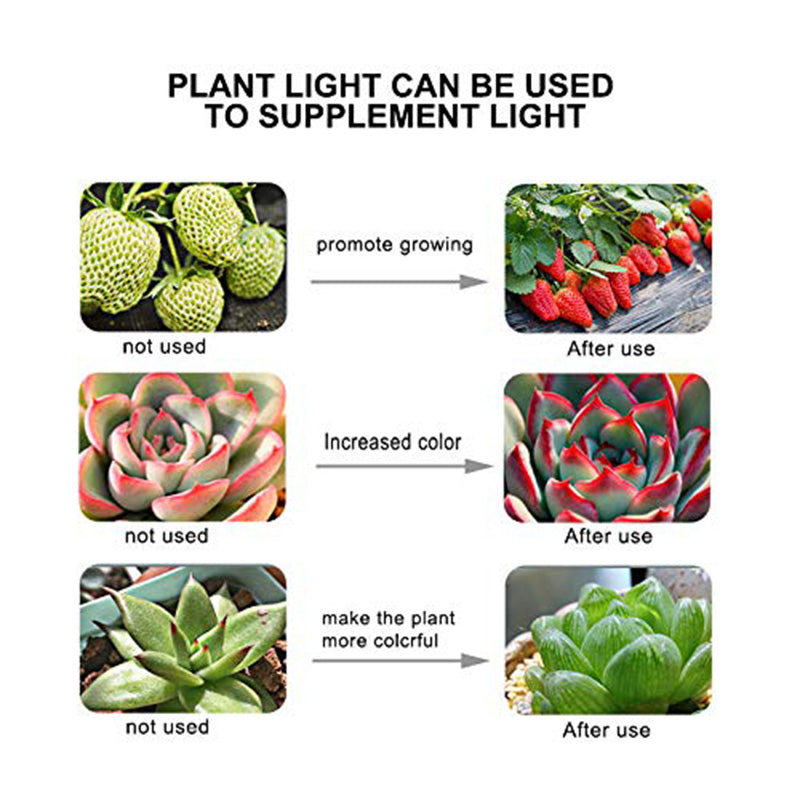 LED Grow Light Bulb E27 Full Spectrum 60/80LED Plant Lamp