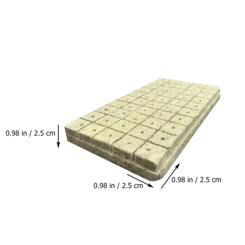 Seed Tray: Seed Starter Plugs - 50pcs Compressed Soil Cubes for Germination