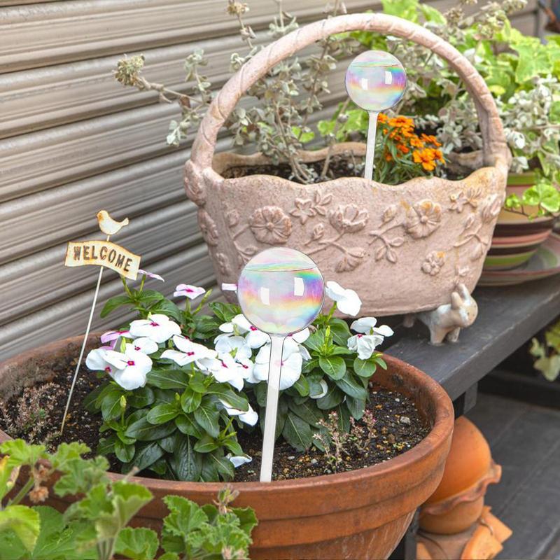 Plant Watering Globes - Rainbow Gradient Auto Bulbs