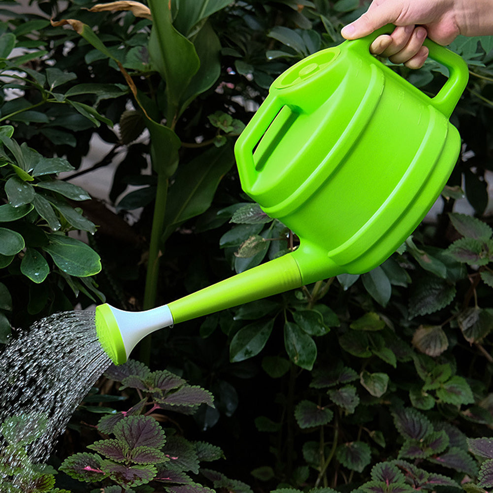 Long Spout Watering Can with Sprinkler Head & Comfort Grip