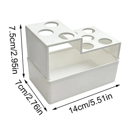 14X7.5X7cm Scallion Regrower Multi-Hole Reusable Leakproof Sprouting Container Hydroponic Planter For Spring Onion Vegetable