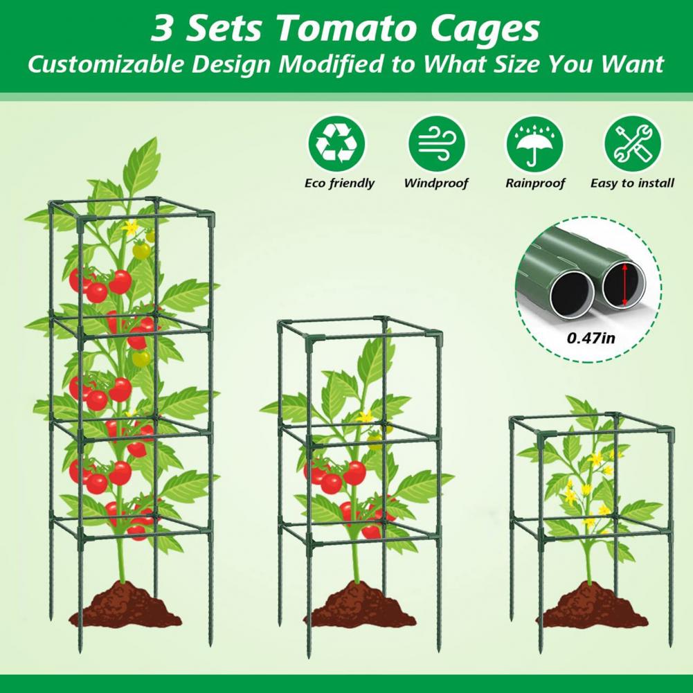 Plant Trellis: Sun-resistant Tomato Trellis - Anti-corrosion Plant Support