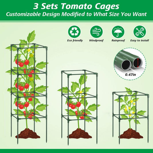 Plant Trellis: Sun-resistant Tomato Trellis - Anti-corrosion Plant Support