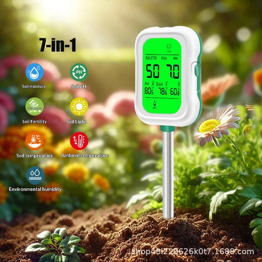 Soil Sensor 8 in 1 for Agriculture pH EC Moisture NPK Tester Android/HarmonyOS USB Smart Soil Meter for Precision Farming