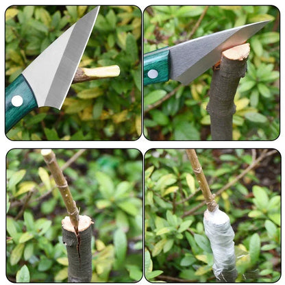 Stainless Steel Grafting Knife - Pro Bonsai Tool with Sheath