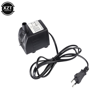 Submersible Water Pump 10W EU Plug with LED for Aquarium