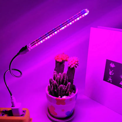 VnnZzo LED Full Spectrum Plant Lamp USB Grow Light Flexible LED Growth Light Phyto Lamp Flower Seedling Hydroponic Lighting