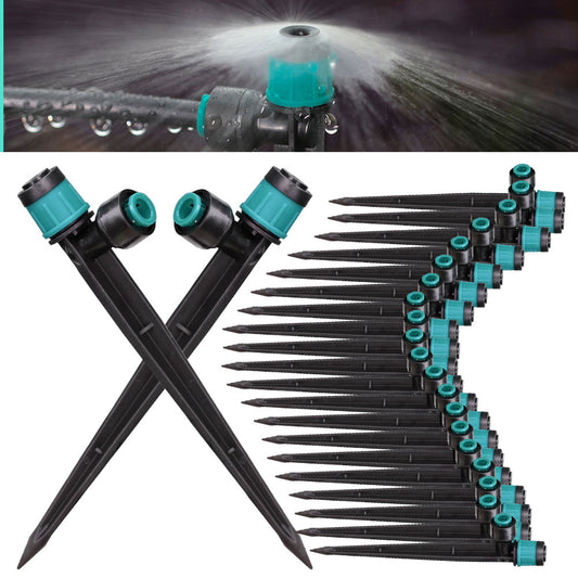 Vortex Irrigation Dripper Sprinkler 10PCS - Adjustable Drip Emitters