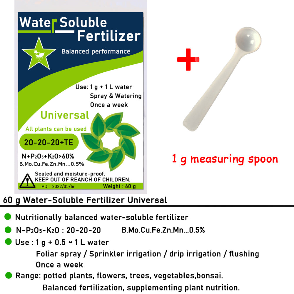 Plant Fertilizer - 60g Universal NPK Plant Food Fertilizer