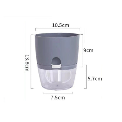 8.2cm Hydroponic Pot Self Watering Flower Pot Liquid Farming Soilless Cultivation Planter Cotton Rope Watering