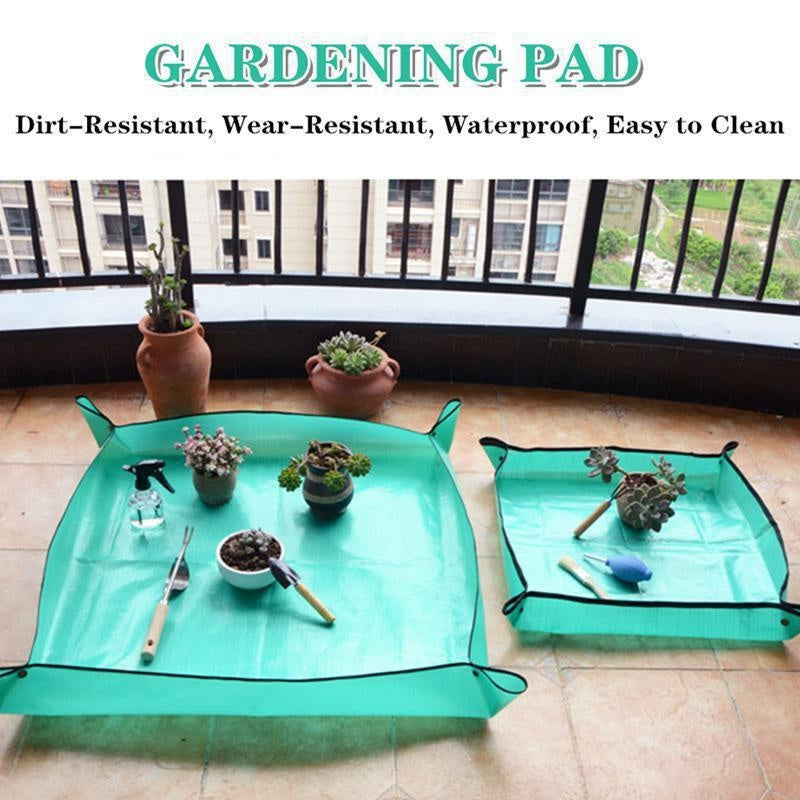 Garden Mat: Planting Mat 50cm-100cm Foldable Waterproof Potting Pad