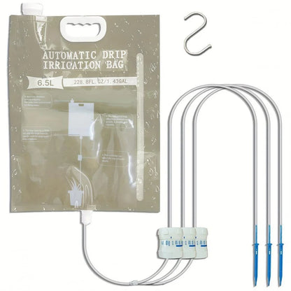 1pc 5.2L/6.5L Automatic Watering Device Plant Watering Bag Control Of Water Dripping Flow Water Bag Lazy Travel Dripper