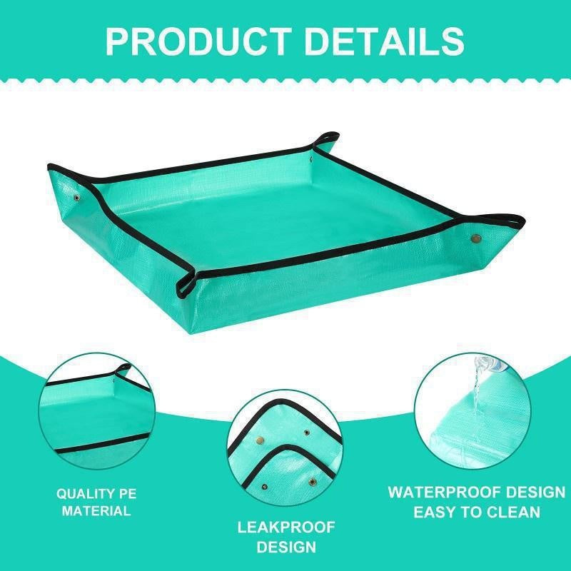 Garden Mat: Planting Mat 50cm-100cm Foldable Waterproof Potting Pad